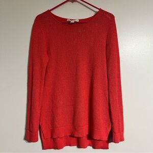 Women’s Michael Kors Dark Pink Knit Sweater Dark Pink Size Medium